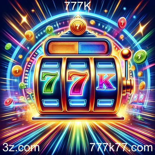 Imagem promocional da 777K mostrando a plataforma e suas vantagens